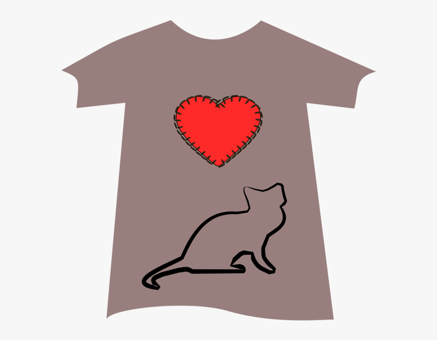 Heart,carnivoran,t Shirt - Balinese, Transparent Clipart