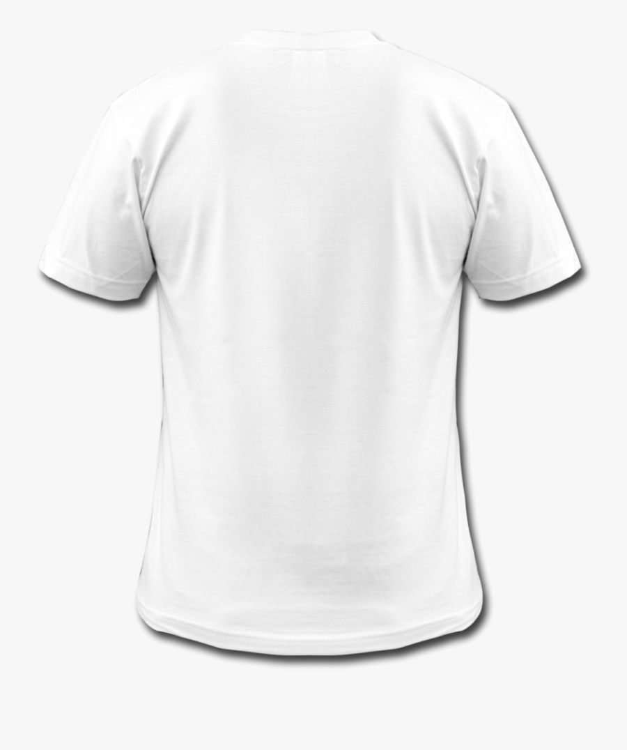 Clip Art Blank White Tee Shirt - Plain T Shirts Back Side, Transparent Clipart