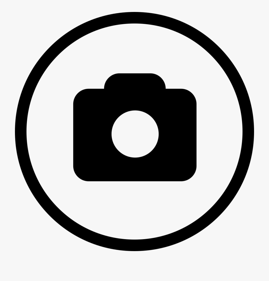 Camera Icon Clip Art At - Camera Icon In Circle, Transparent Clipart