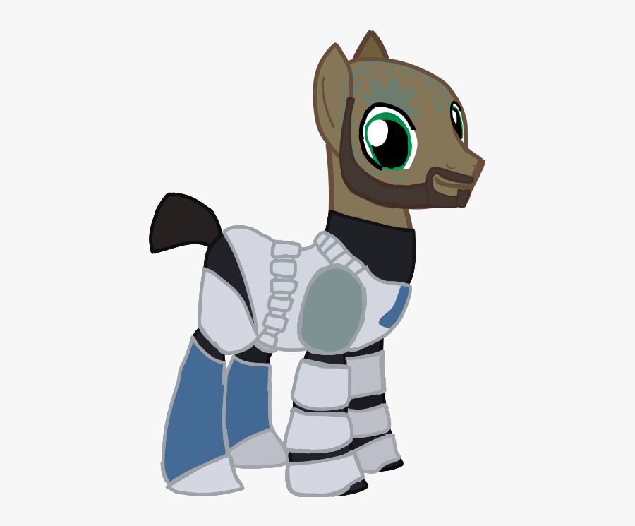 Ripped-ntripps, Clone Trooper, Ponified, Safe - Star Wars Clone Wars Mlp, Transparent Clipart