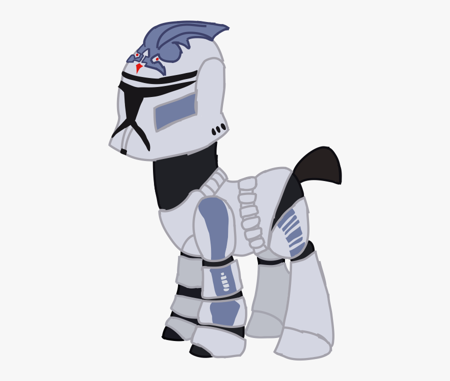 Fives From Star Wars The Clone Wars Vector By Ripped - Mlp Star Wars Clone, Transparent Clipart