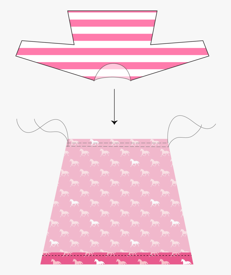 Pull=threads To Gather Skirt - Paper, Transparent Clipart