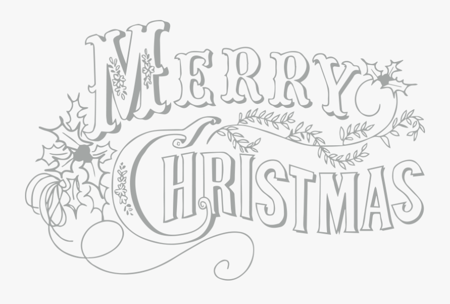 Vintage Merry Christmas , Free Transparent Clipart