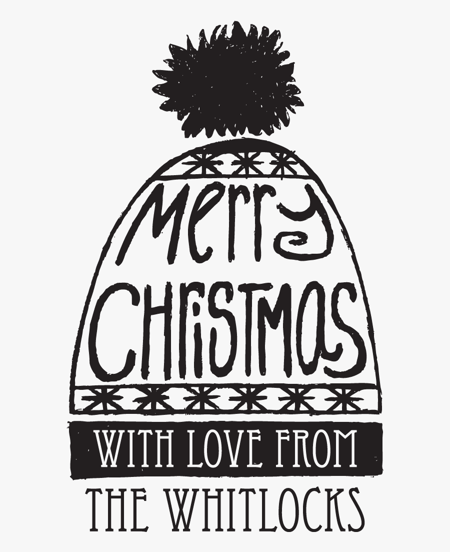 Christmas Hat Stamp, Transparent Clipart