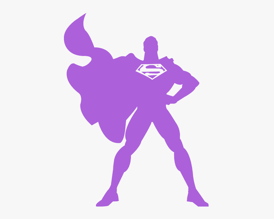 Superman Color, Transparent Clipart