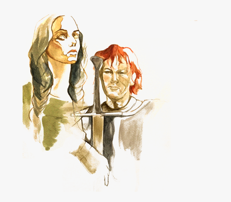 Romeo And Juliet Watercolour, Transparent Clipart