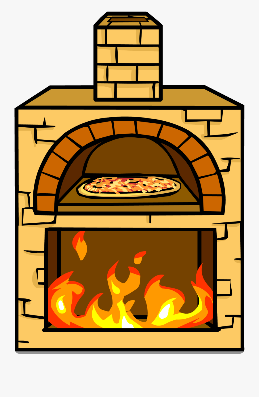 Fire Clipart Gas Stove - Free Pizza Oven Clipart, Transparent Clipart