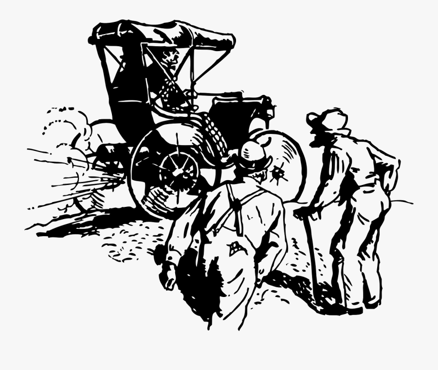 An Early Gas Buggy - Car, Transparent Clipart