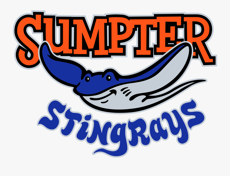 Sumpter Stingrays - Including Text, Transparent Clipart