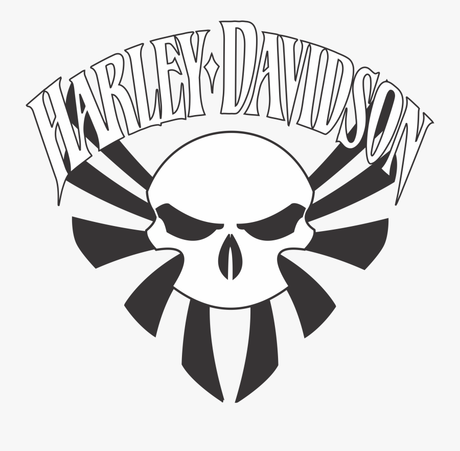 Clip Art Harley Decals Airbrush Gas Tank Stencils Vinyl - Logo Harley Davidson Drawing, Transparent Clipart