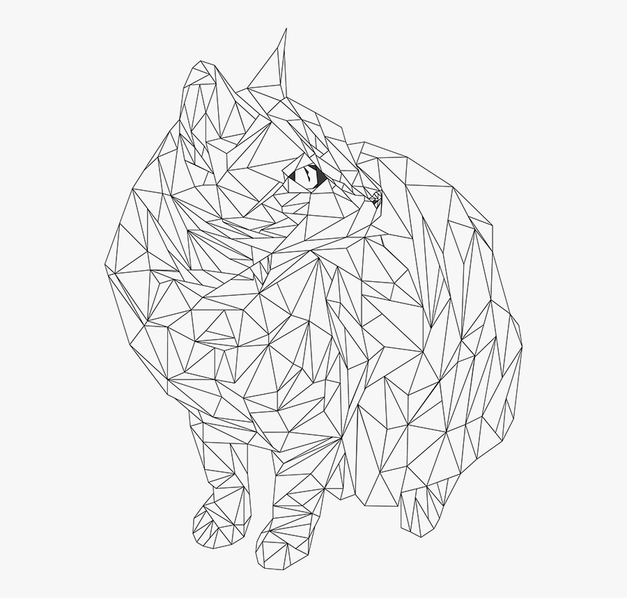 Geometric Animals On Behance Geometric Animal - Geometric Images Of Animals, Transparent Clipart