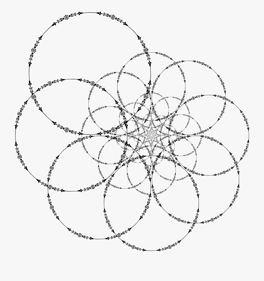 Victorian Geometry Clip Arts - Circle, Transparent Clipart