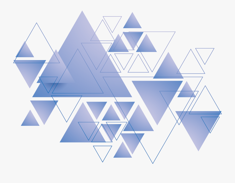 Clip Art Black And White Triangle Geometry Transprent - Transparent Geometric Shape Overlay, Transparent Clipart