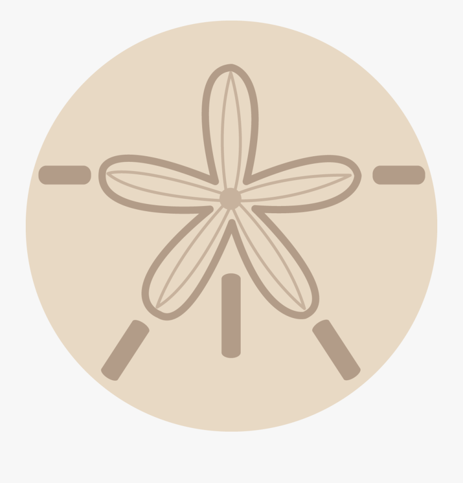 Sand Dollar Shell Design Free Clip Art - Blue Sand Dollar Clipart, Transparent Clipart