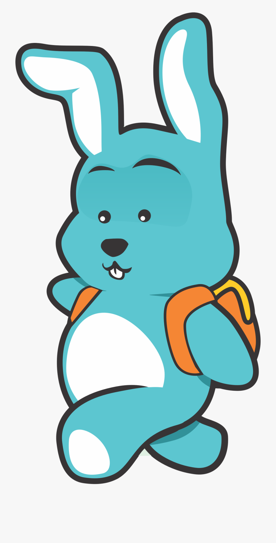 Blue Bunny Big Image - Honey Bunny, Transparent Clipart