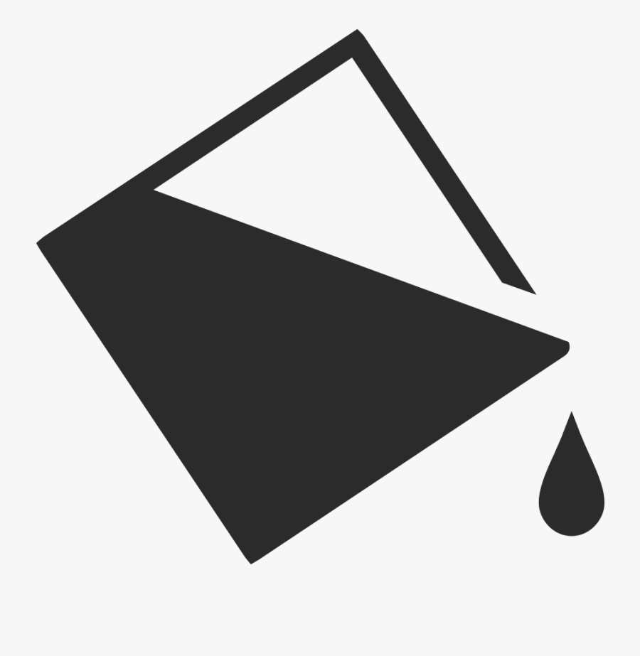Paintbucket Icon - Triangle, Transparent Clipart