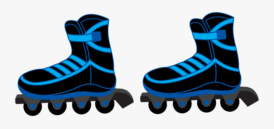 Clipart Of Cool, Roller And Blades - Roller Derby, Transparent Clipart