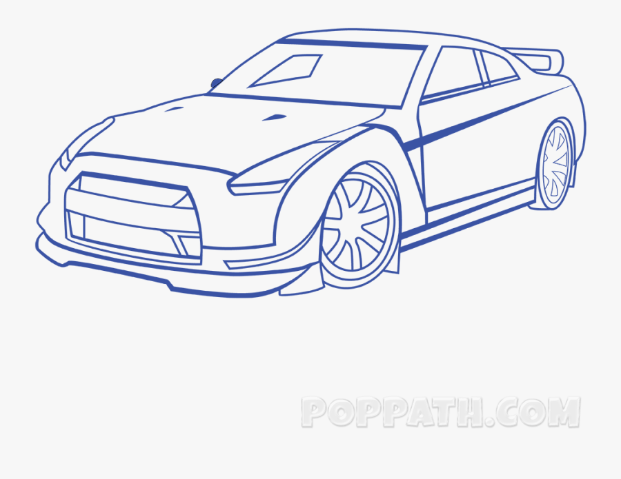 Race Car Drawings, Transparent Clipart