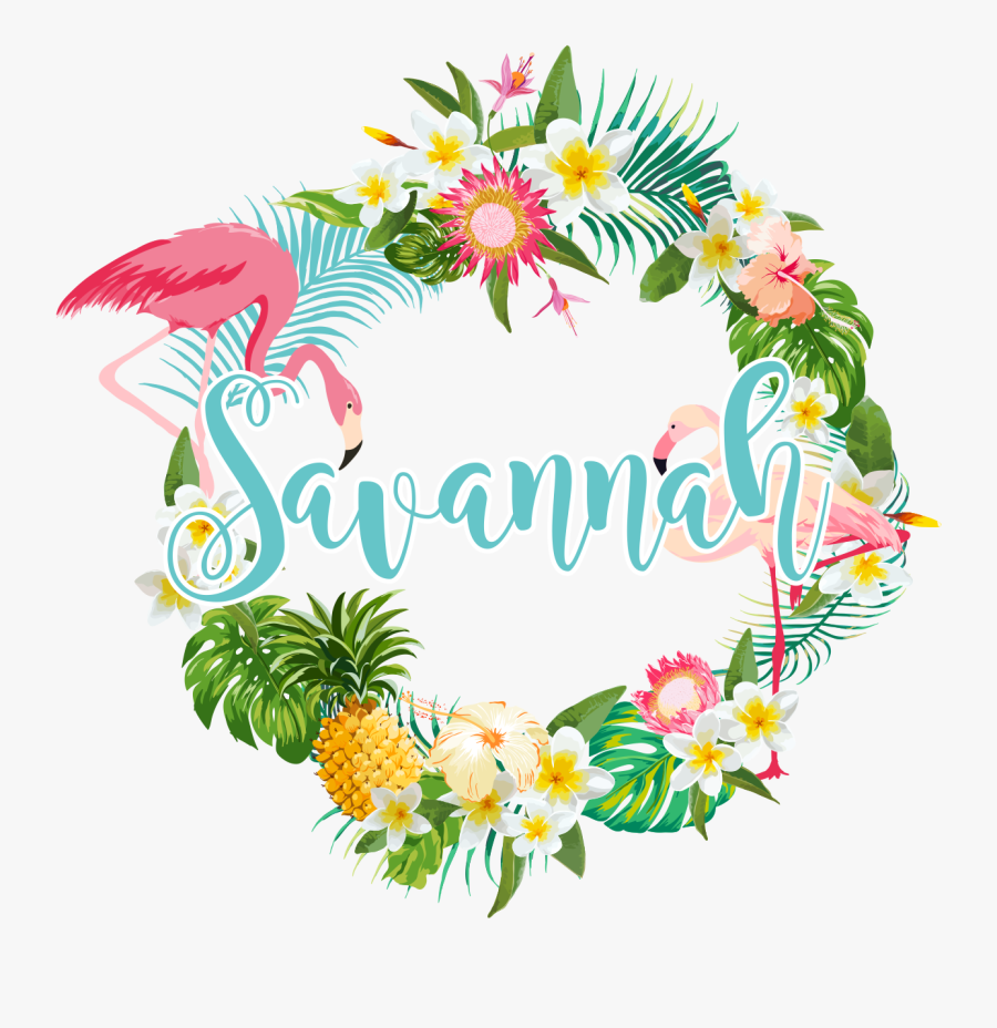 Fondo De Flores Tropicales, Transparent Clipart
