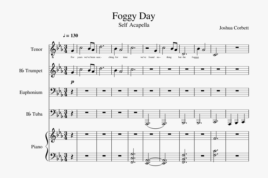 Transparent Foggy Png - Sheet Music, Transparent Clipart