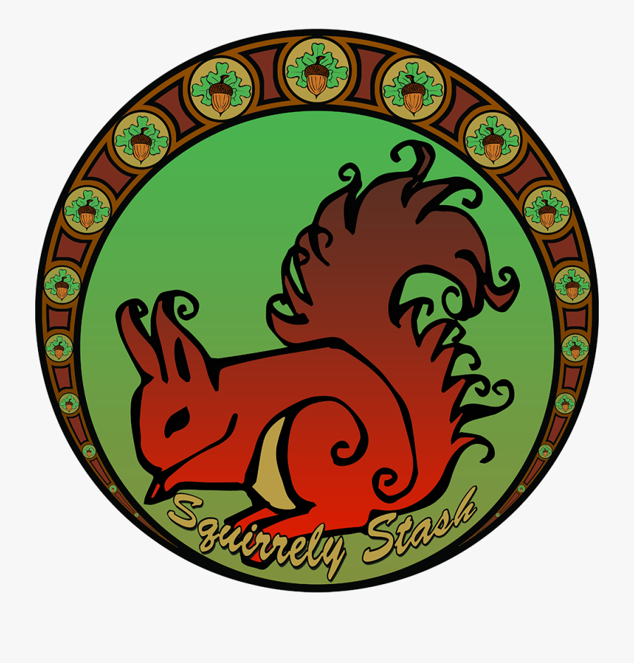 Squirrelystashlogo - Circle, Transparent Clipart
