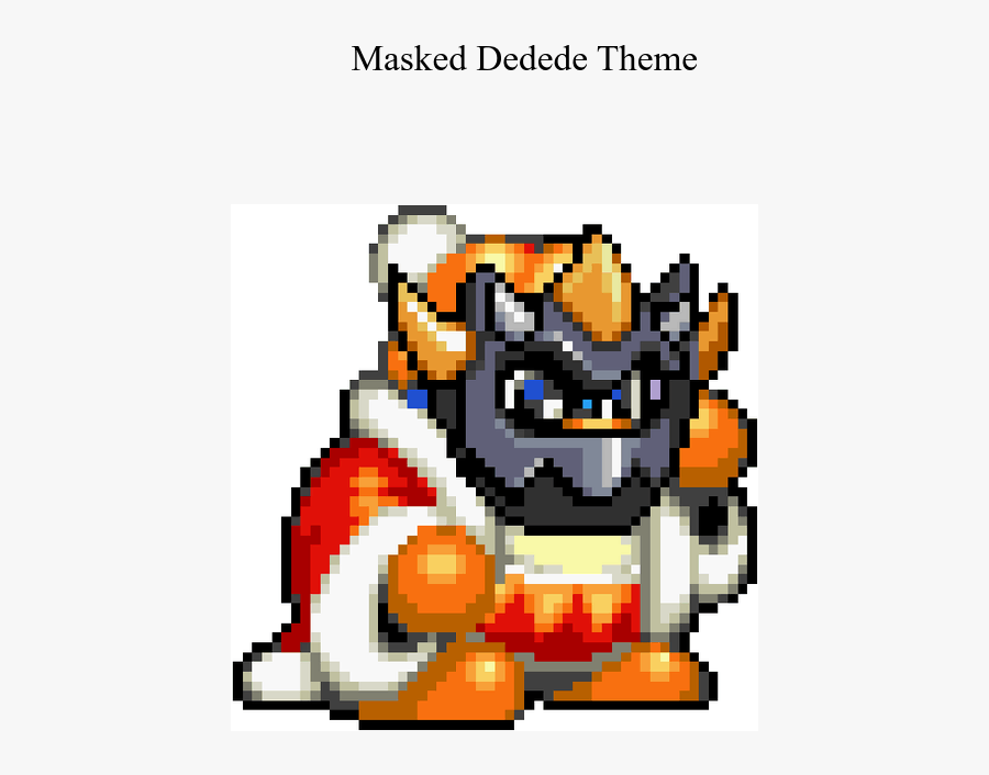 King Dedede Pixel Art, Transparent Clipart