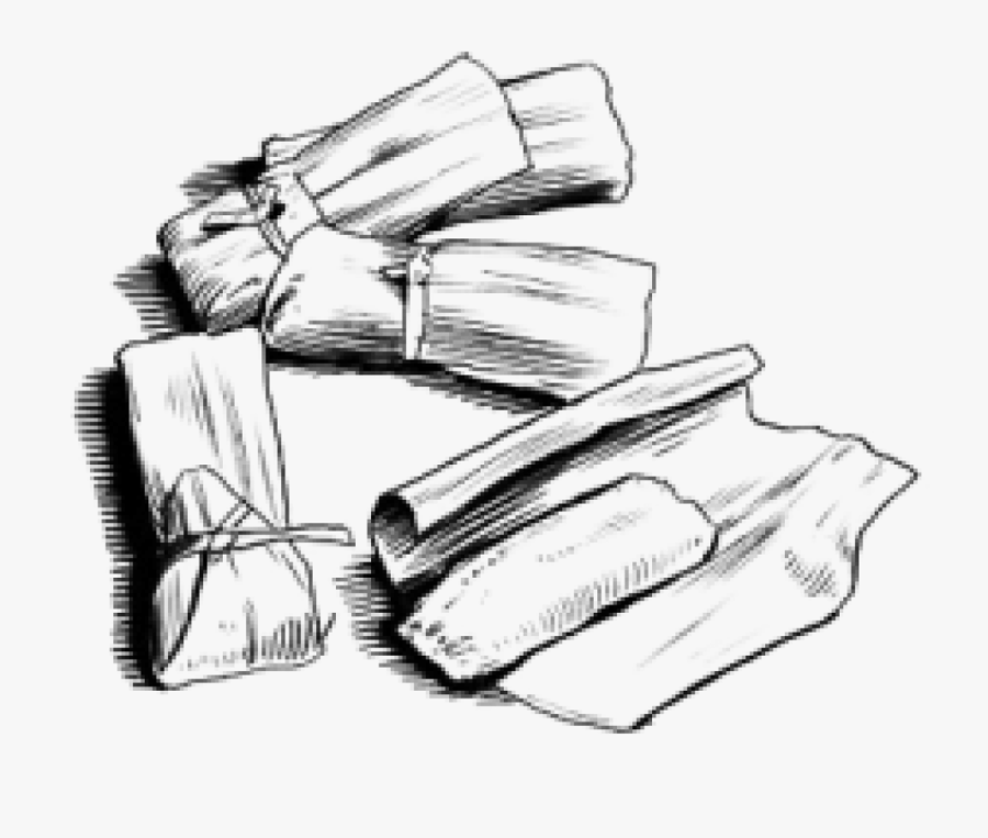 Tamale-drawing - Easy To Draw Tamales, Transparent Clipart