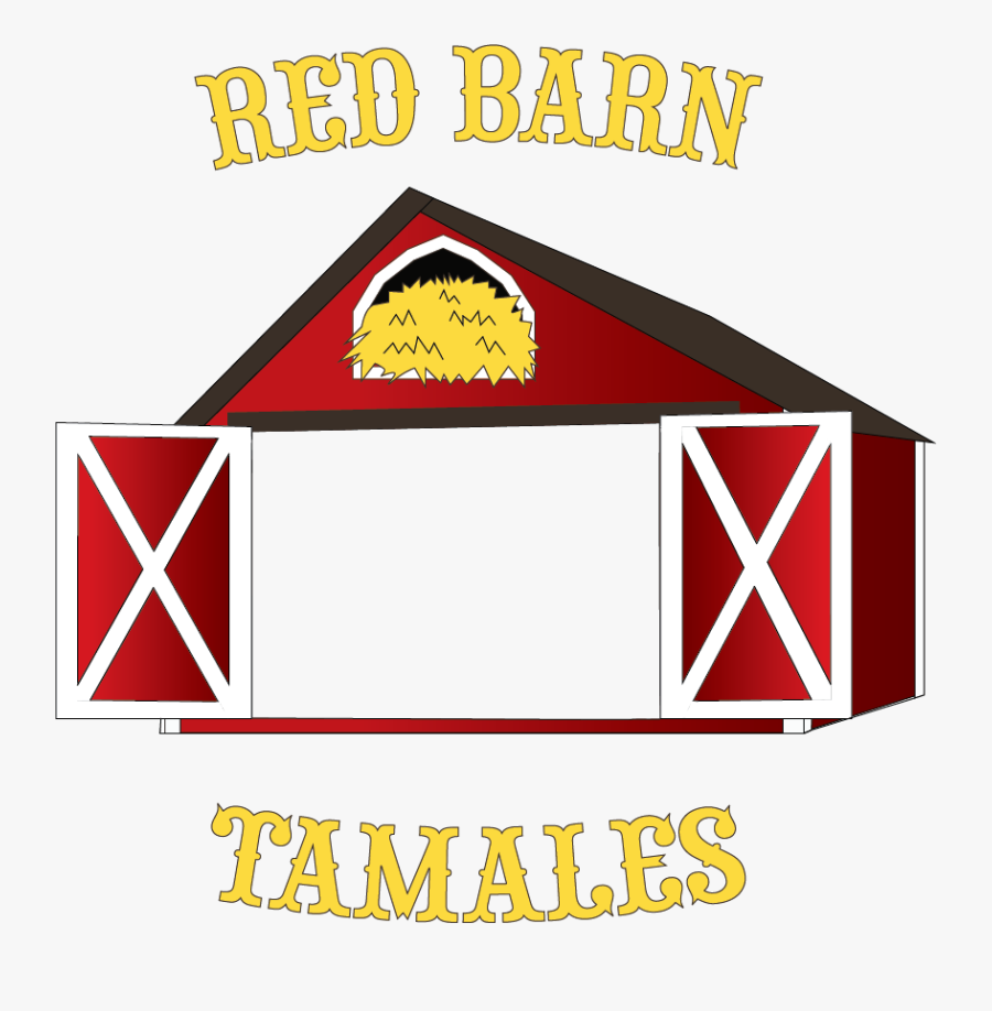 Barn With Open Doors, Transparent Clipart
