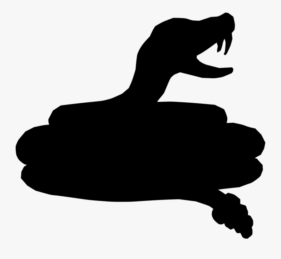 Transparent Snake Silhouette Clip Art, Transparent Clipart