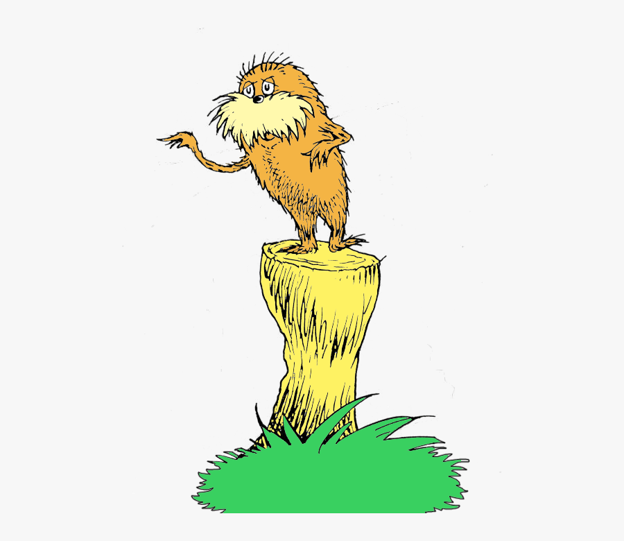 Lorax - Lorax Black And White, Transparent Clipart