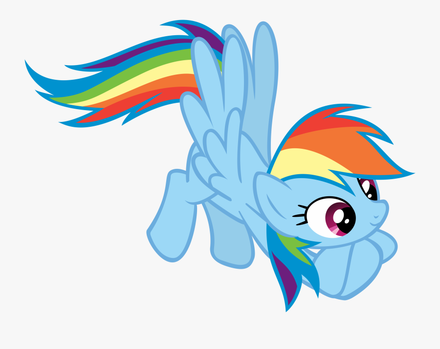 Rainbow Clipart Feather - Cartoon, Transparent Clipart