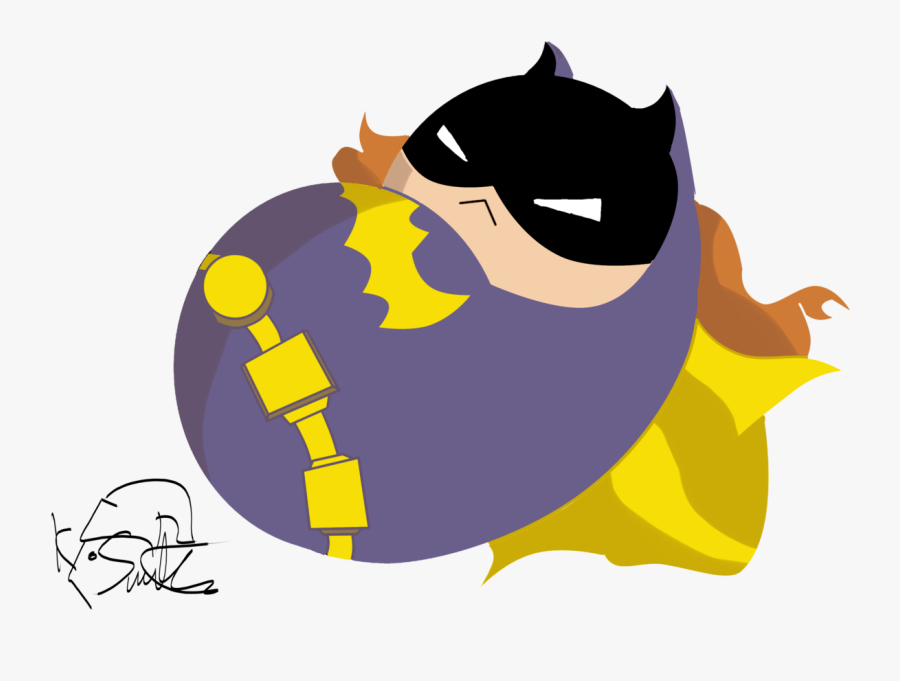 Jelly Batgirl - Cartoon, Transparent Clipart