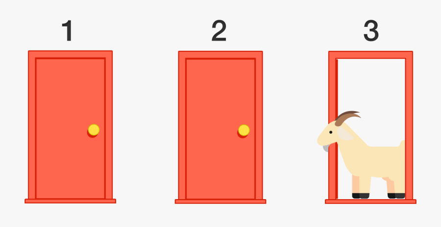 Monty Hall Problem, Transparent Clipart