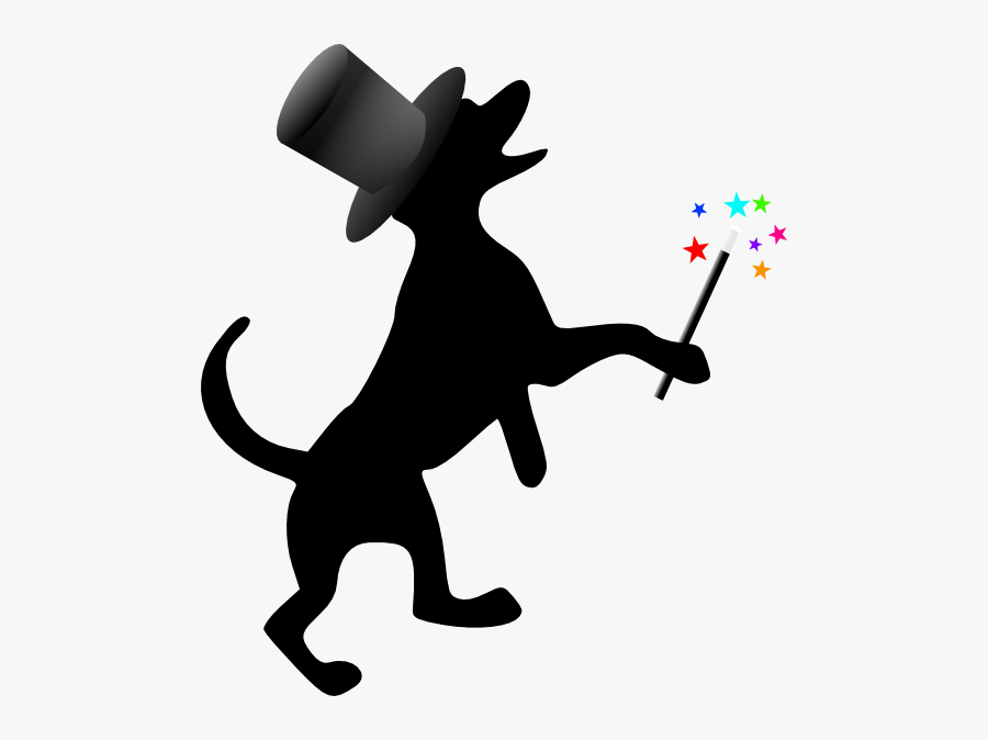 Silhouette Dog Vector Transparent, Transparent Clipart