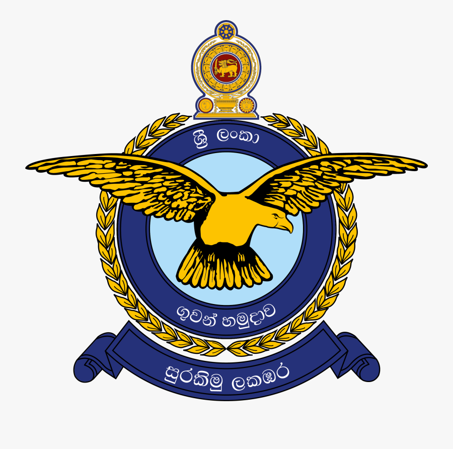 Badge Of The Sri Lanka Air Force - Sri Lanka Air Force Logo, Transparent Clipart