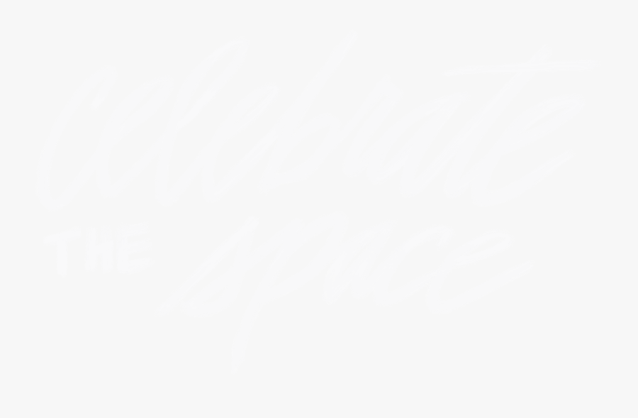 Celebrate Space Rev - Calligraphy, Transparent Clipart