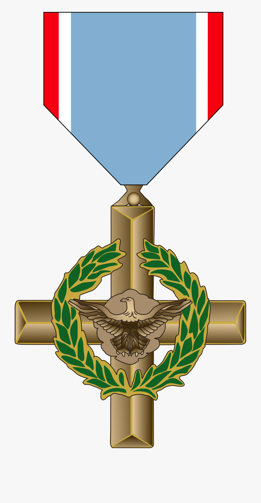 Valor Award For Captain Francis B - Air Force Cross, Transparent Clipart