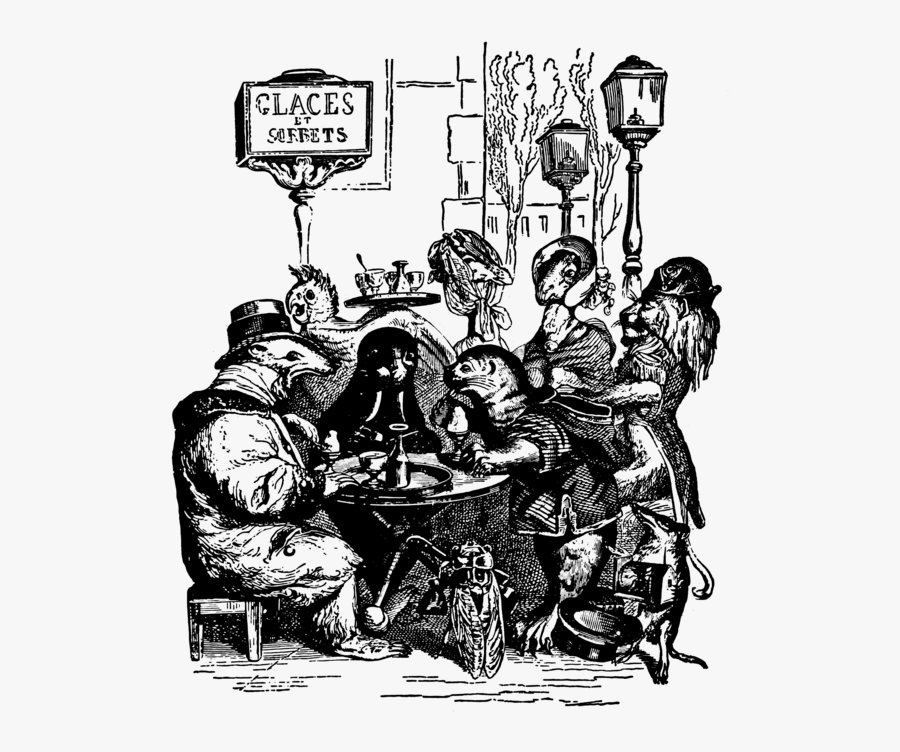 J. J. Grandville, Transparent Clipart