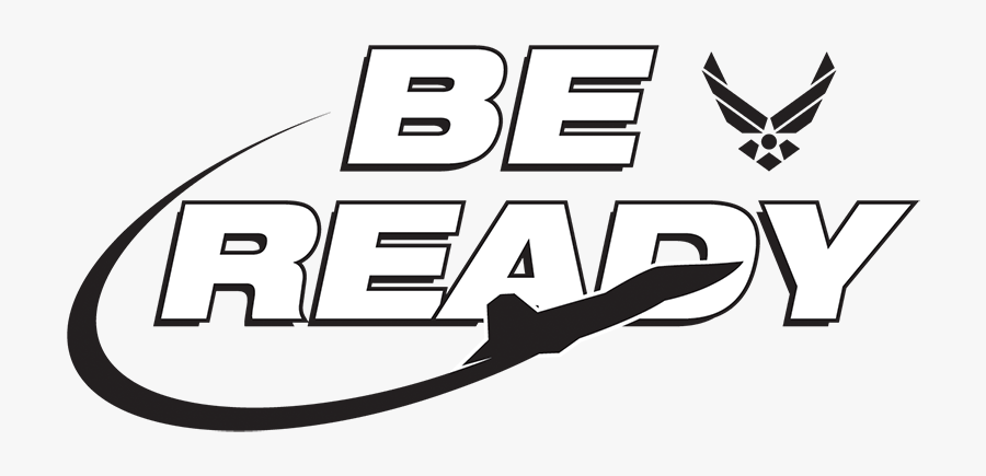 Air Force Be Ready, Transparent Clipart