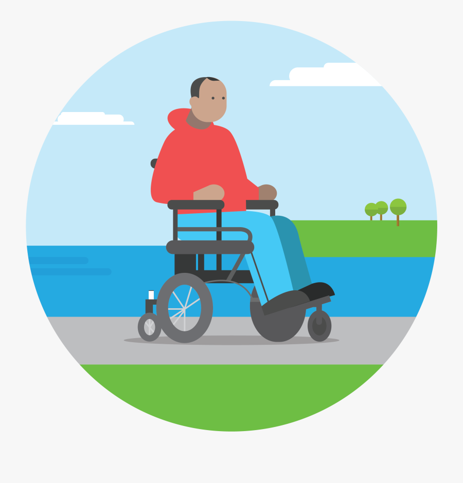 Wheel Chair Clip Art, Transparent Clipart