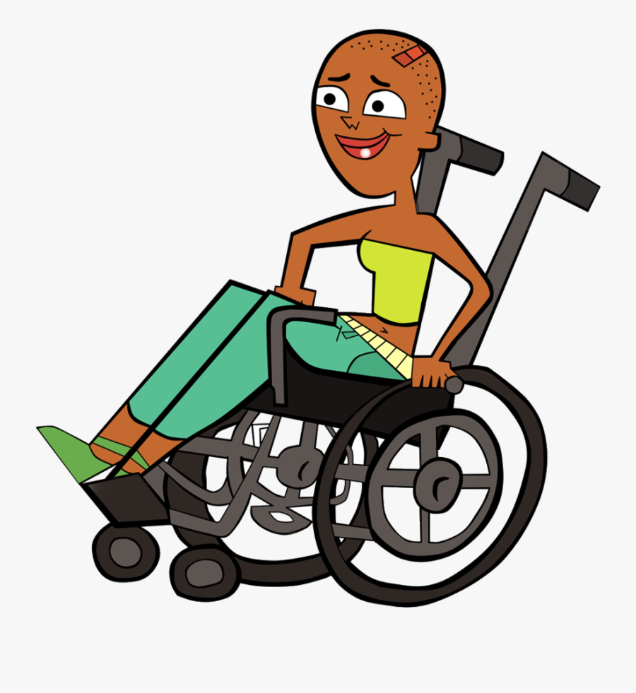 In A Wheelchair - Drama Total Rotation Sierra, Transparent Clipart