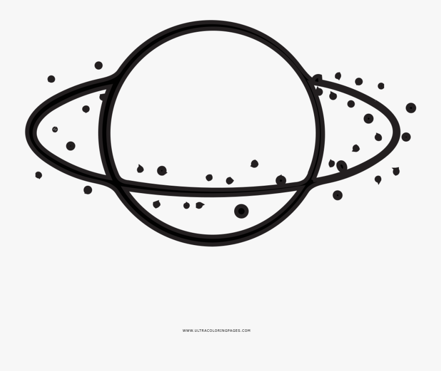 Asteroid Coloring Page - Circle, Transparent Clipart