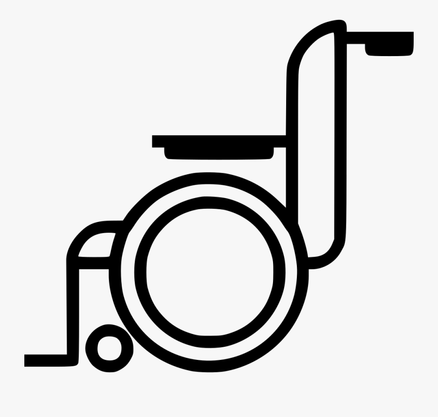 Wheel Chair Disable Disability Person - Circle, Transparent Clipart