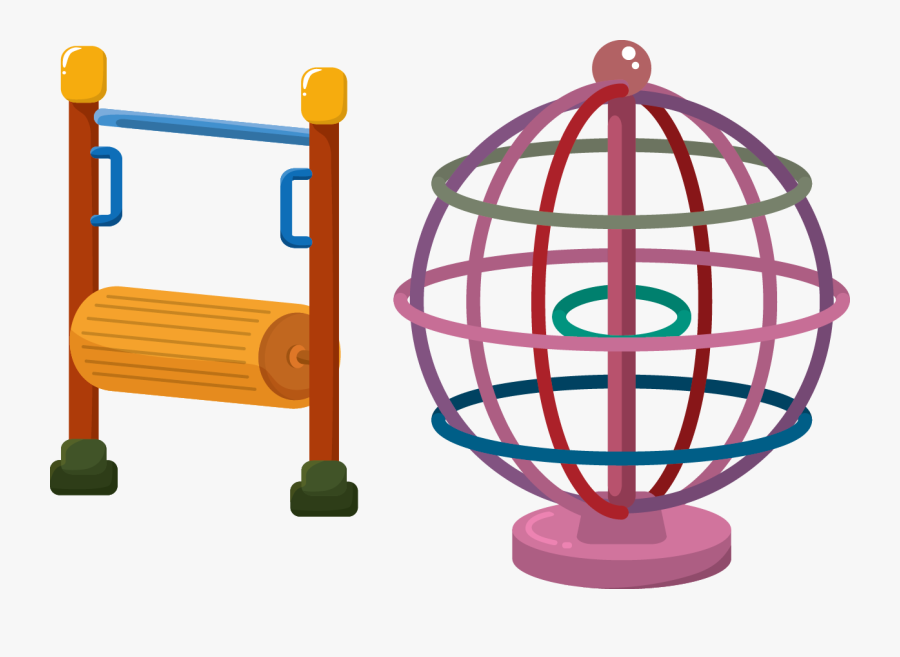Playground Amusement Park Cartoon Clip Art - Valve World Americas 2019, Transparent Clipart