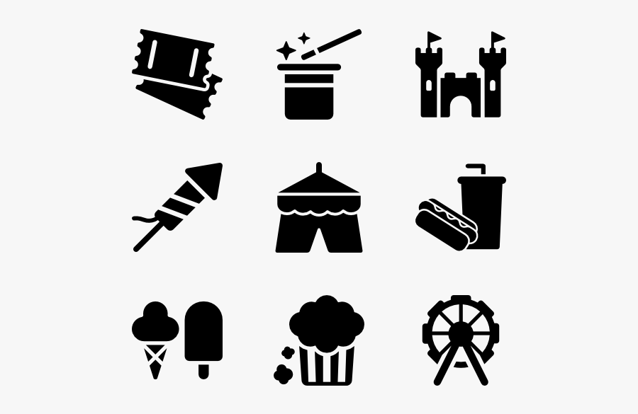 Park - Amusement Icon Png, Transparent Clipart