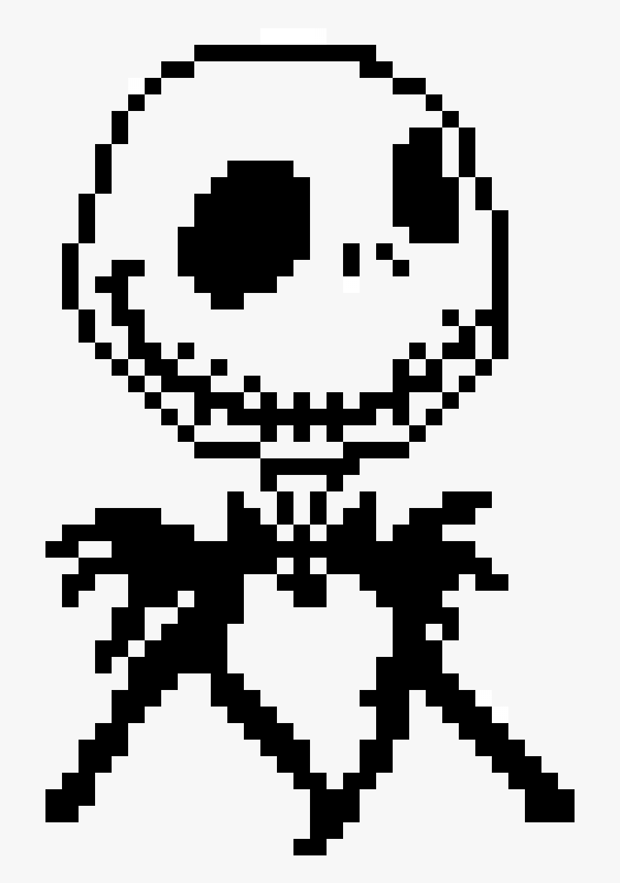 Transparent Jack Skellington Clipart - Pixel Art Jack Skeleton, Transparent Clipart