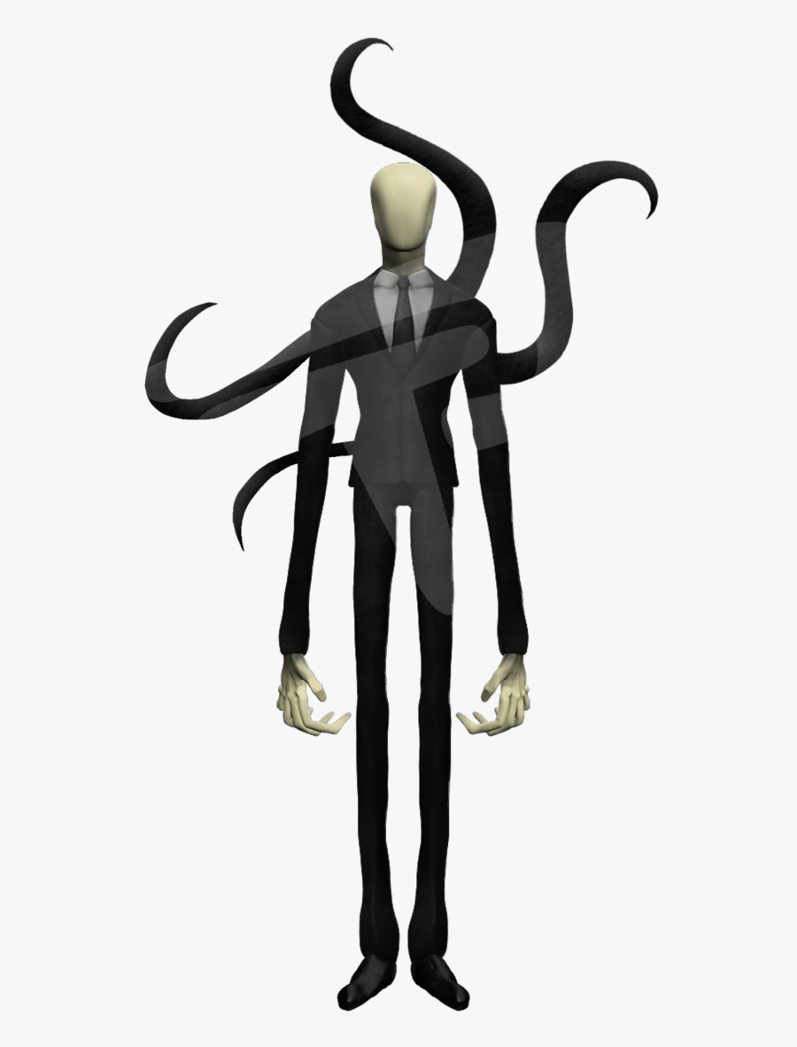 The Eight Pages Slender Man Stabbing Slender - Slender Man No Background, Transparent Clipart