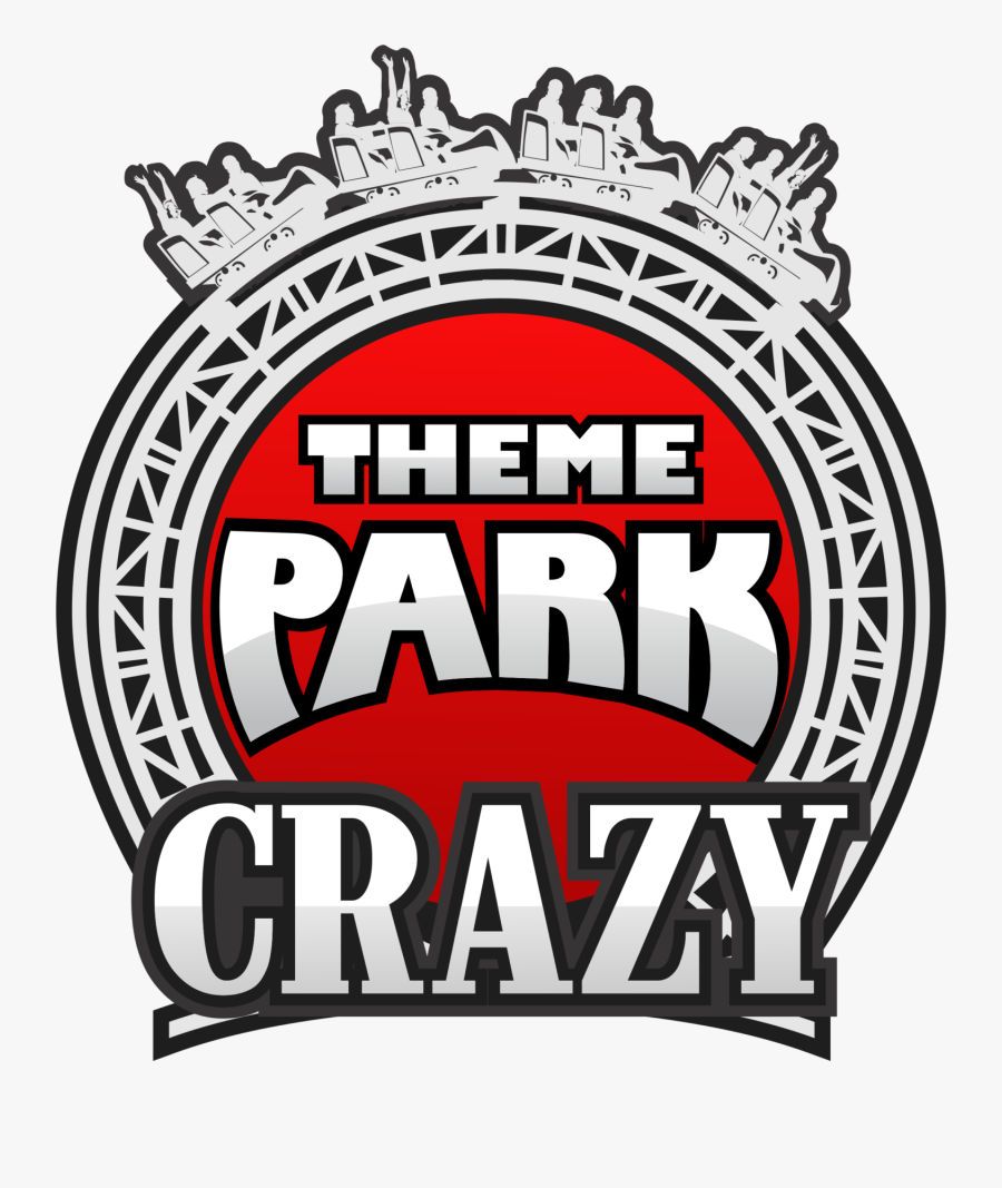 Theme Park Crazy - Modern Theme Park Logo, Transparent Clipart