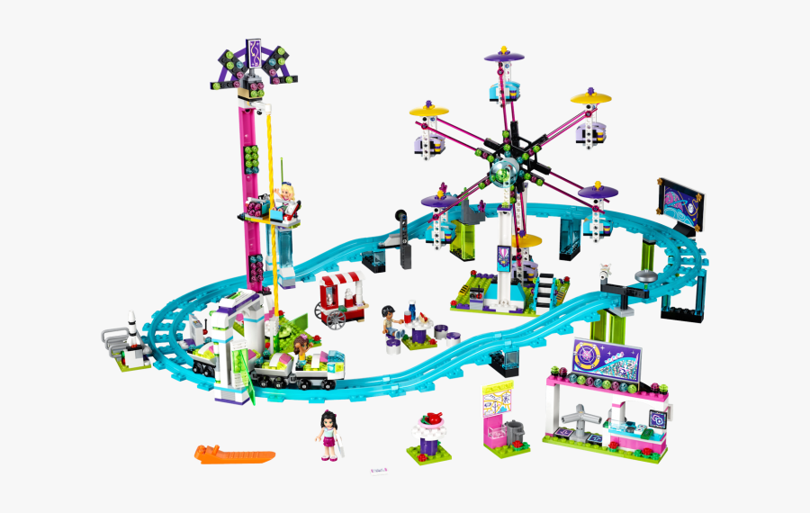 Lego 41130 Amusement Park Roller Coaster - Lego Friends Kolejka Górska, Transparent Clipart