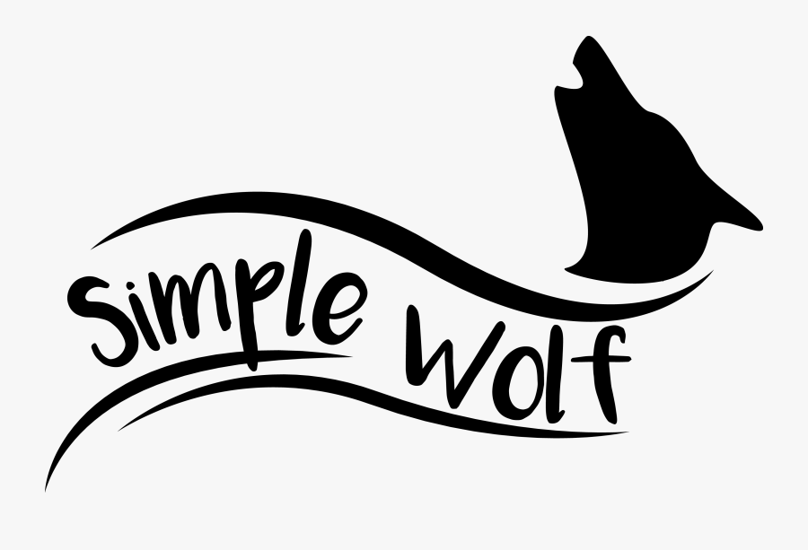 Simple Wolf - Wolf Simple, Transparent Clipart